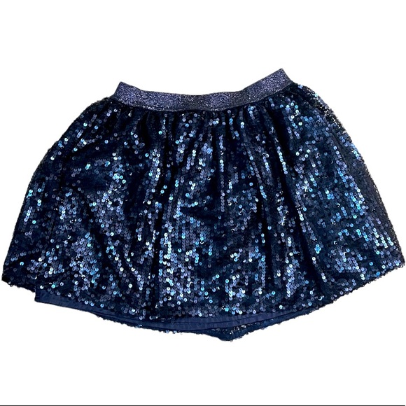 Cat Jack Bottoms Blue Sequin Skirt Sz M 78 Poshmark